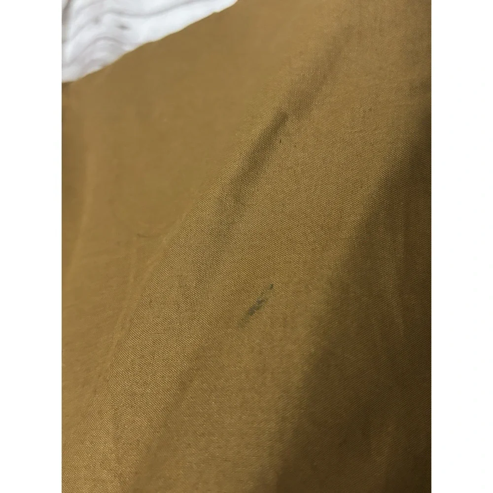 New West Elm Classic Cotton Velvet Tack Stitch Set Of 2 Euro Shams Cumin Gold